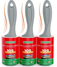 MONSEK 4X Extra Sticky Lint Roller for Pet Hair Lint Rollers 315 Sheets Mega ...