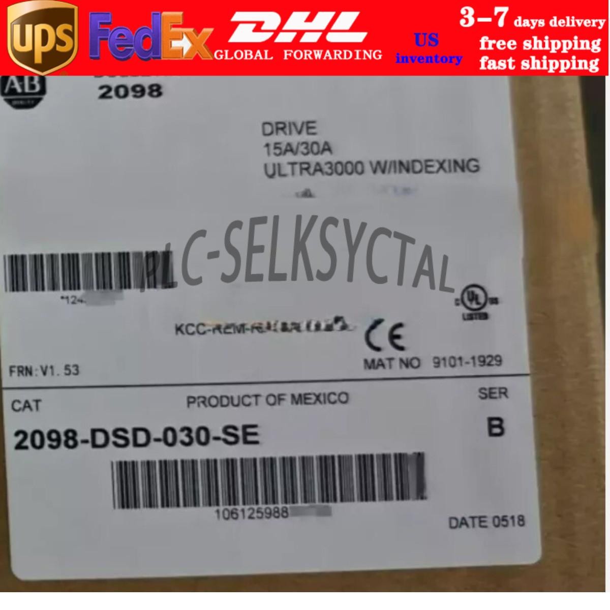 New Factory Sealed Allen Bradley 2098-DSD-030-SE Servo Motor 2098DSD030SE