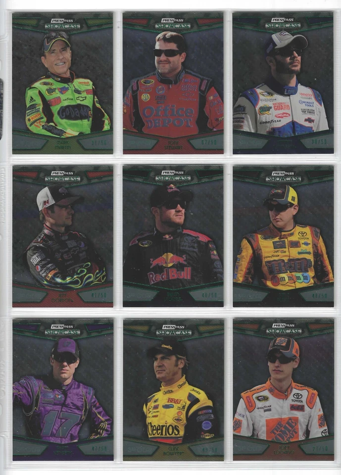 *2010 Showcase GREEN PARALLEL #20 Dale Earnhardt Jr. #22/50! ONE CARD ONLY!* - Image 3 of 4