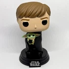 Luke Skywalker & Grogu 482 - Star Wars Mandalorian *NO BOX OOB* Funko Pop