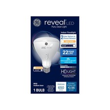 GE 65W Color Select BR30 LED Indoor Floodlight Bulb Warm White Dimmable
