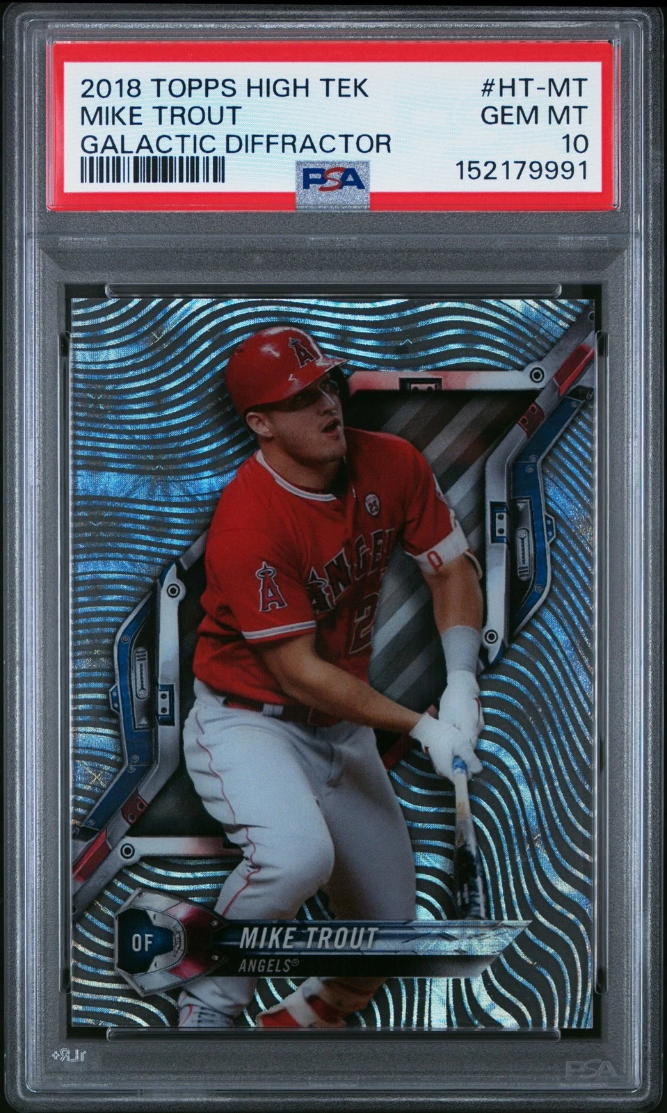 2018 Mike Trout [Galactic Diffractor] #HT-MT