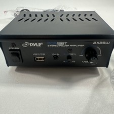 PYLE HOME 25-Watt Mini Blue Series Bluetooth Stereo Power Amplifier, PCA12BT