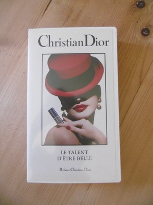 CHRISTIAN DIOR . VHS PARFUM KASSETTE CHRISTIAN DIOR . DAS TALENT, SCHÖN ZU SEIN