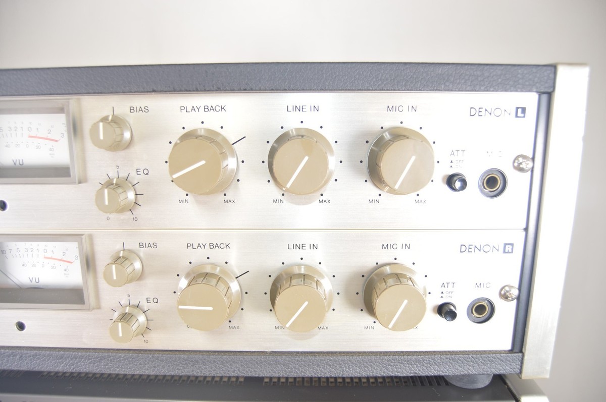 DENON DH-610S Open Reel To Reel Player 100V 2Tracks Working