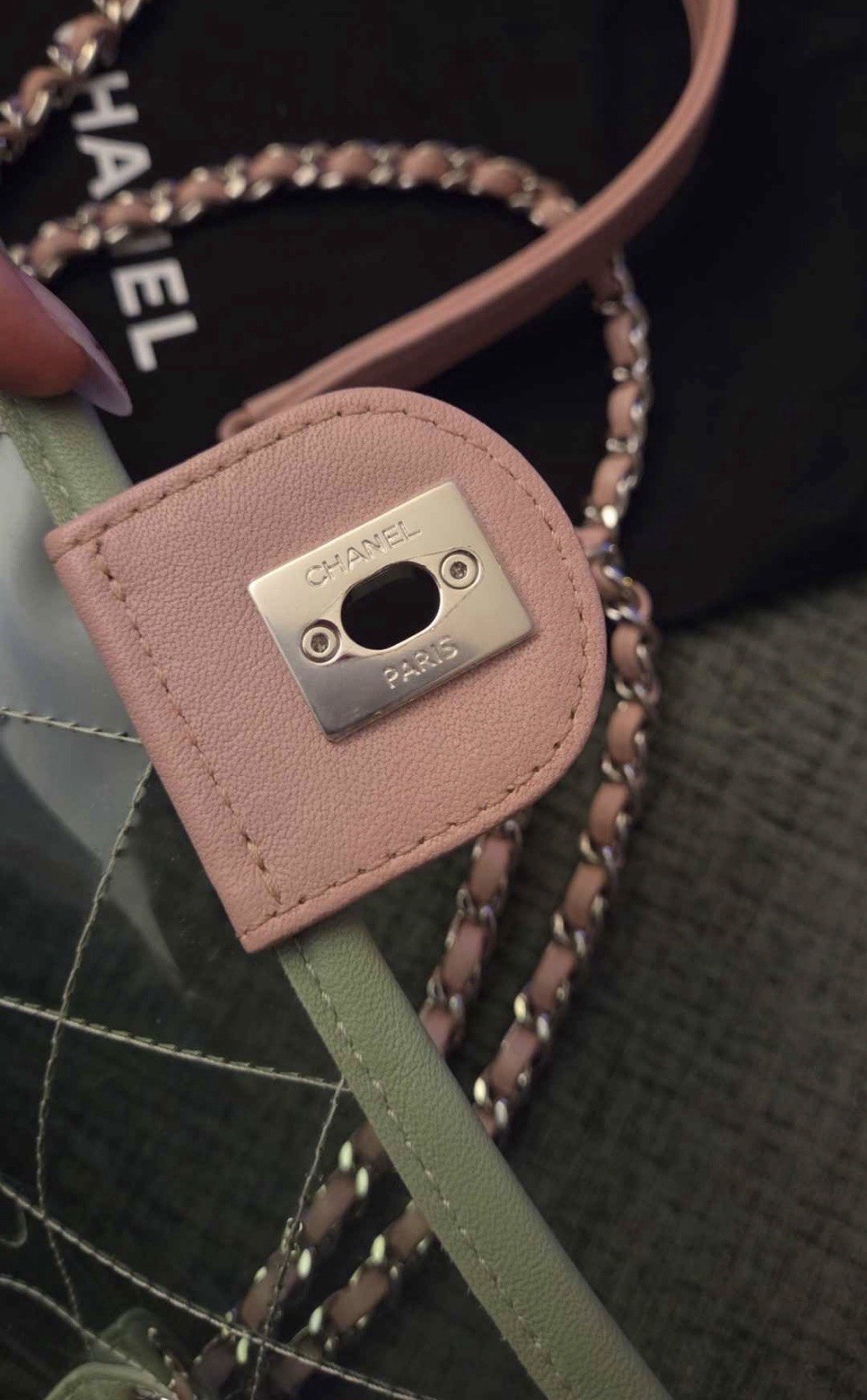 Chanel Coco Splash PVC Mini Rectangular Flap Bag - image 5