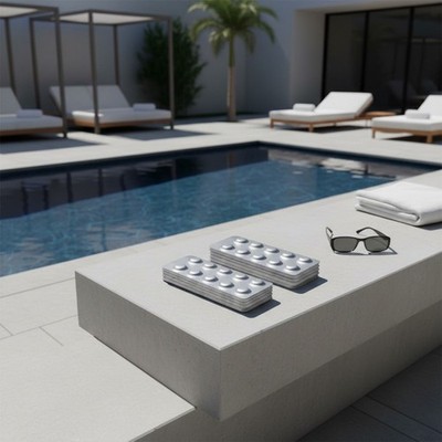 Pool Test Tabletten Easy Testing Kit schnelle genaue Ergebnisse PH 7,0-7,4 Berei