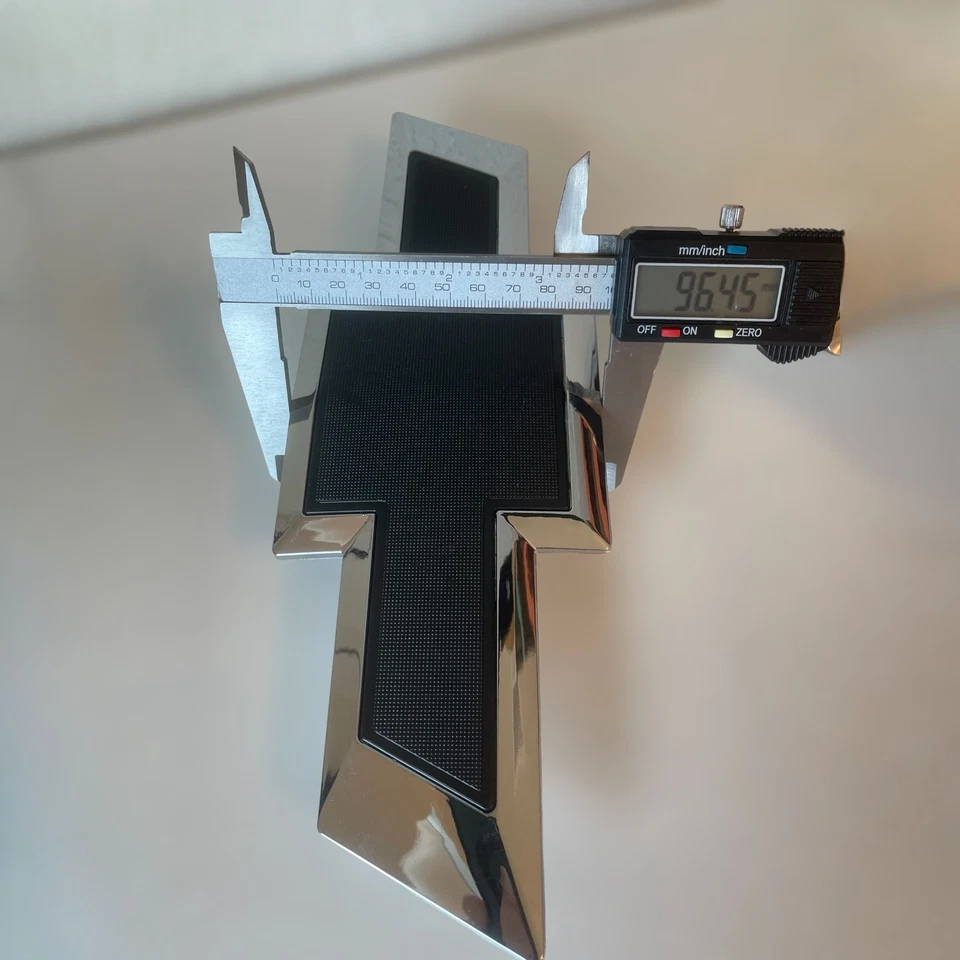 Black & Silver Bowtie Grille Badge for Chevrolet Silverado 1500 2500 3500 - Image 4 of 4