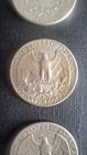 Silver 1964-D Washington Quarters Rare! (3) Very Good, nearly uncirculated
