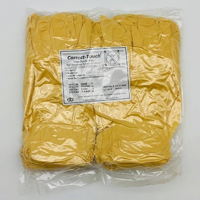 Correct-Touch PFXT204 Disposable Gloves XL Cleanroom 12'' Latex PF 100/Bag