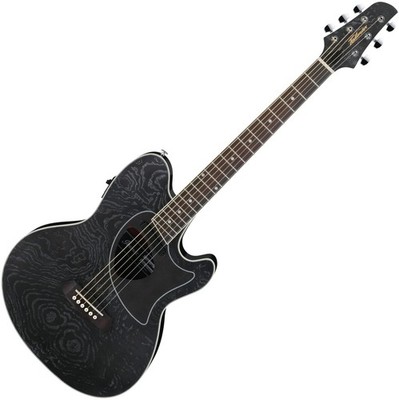 Ibanez TCM50-GBO Galaxy Black Open Pore Talman Western Gitarre Esche Tonabnehmer