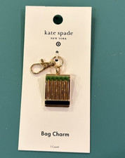 KATE SPADE NEW YORK X TARGET "Match Book" BAG KEY CHARM KEYCHAIN NEW