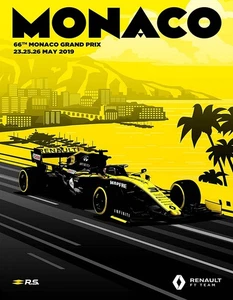 Monaco Retro Vintage Man Cave Garage Old Sign Self Adhesive Vinyl Sticker
