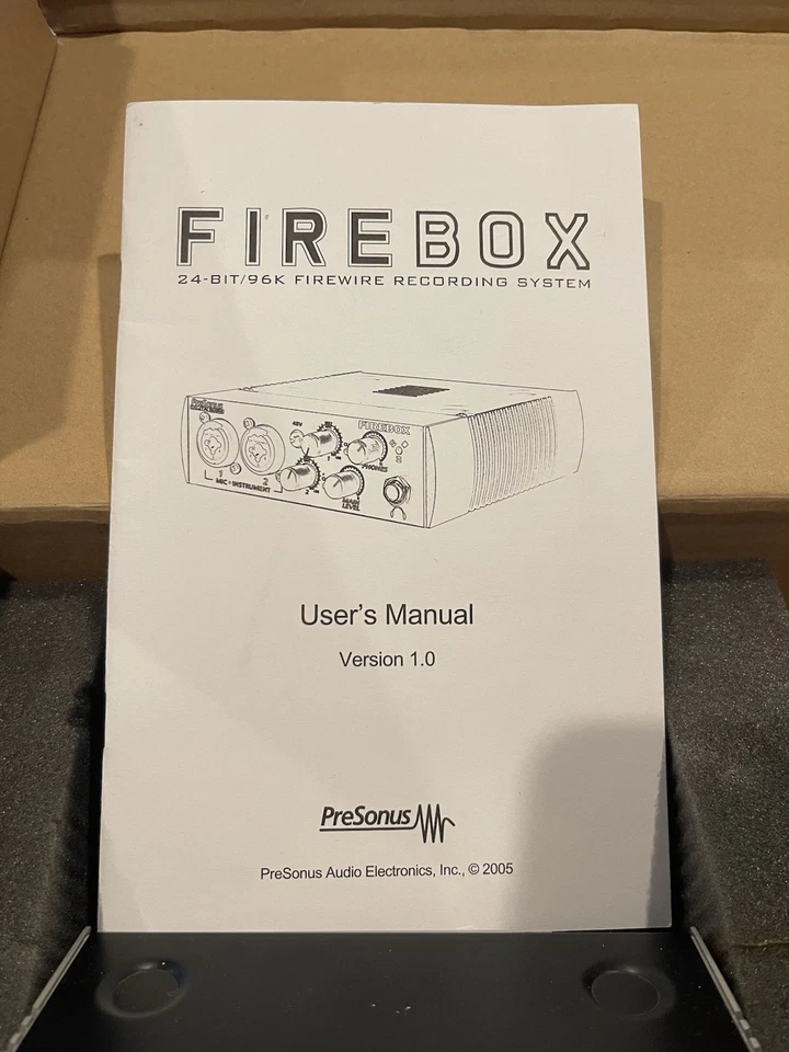 PreSonus FireBox 24-Bit/96kHz FireWire Audio Interface – 6 In / 10 Out – Boxed - Image 3 of 4