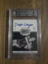 2000 Upper Deck DOLPH SCHAYES Auto Legendary Signatures Beckett 8 76ERS P.OB1 