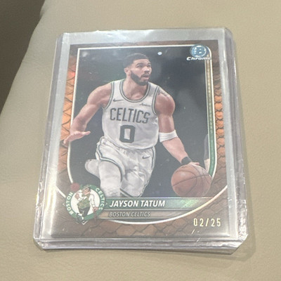 Topps 2025-26 Bowman Chrome Jayson Tatum  Reptilian /25