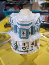 Thomas Kinkade Wax Warmer Harmony Of Life 01-35834-001 Cottage House Christmas