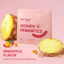 Quitmood Women's Probiotics Gummies - pH Balance & Vitamin C - Hawaiian Pineappl