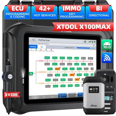 XTOOL X100MAX XV200 ECU-Programmiergerät Schlüsselprogrammierer und OBD2-Scanner