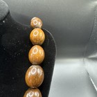 vintage Art Deco chunky wooden bead style Necklace — photo 4