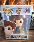 SHERIFF WOODY DISNEY/PIXAR TOY STORY 4 VINYL FUNKO POP #522 W/ PROTECTIVE COVER