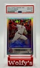 2022 Topps Chrome Update Series - Autographs Hunter Greene #AC-HG (AU, RC)