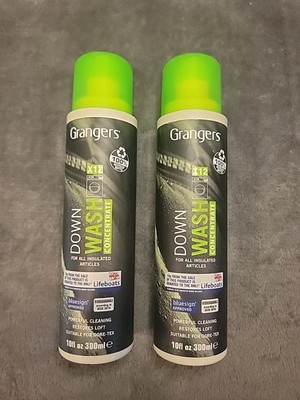 2 Pkg Grangers 10 fl oz Down Wash Concentrate~Biodegradable~ GORE-TEX Approved