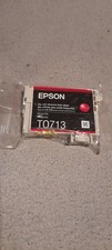 Genuine Epson T0713 magenta printer ink cartridge. Sealed. Cheetah