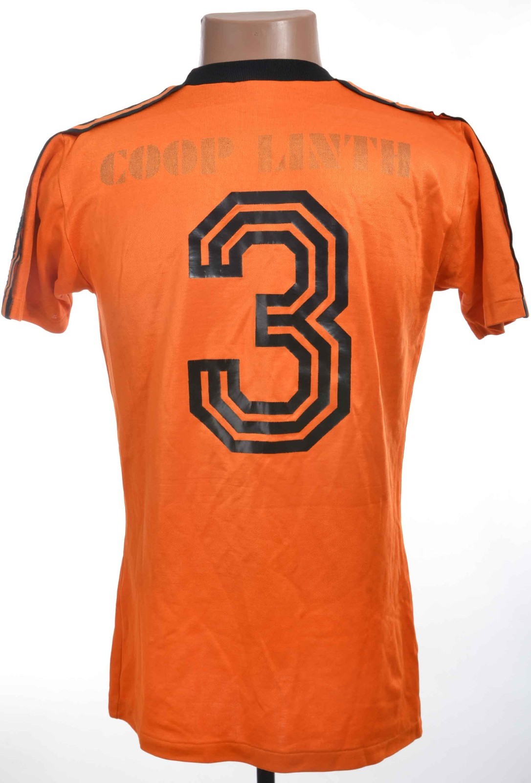ADIDAS VINTAGE 1980'S ORANGE SHIRT JERSEY SIZE M ADULT WEST GERMANY #3