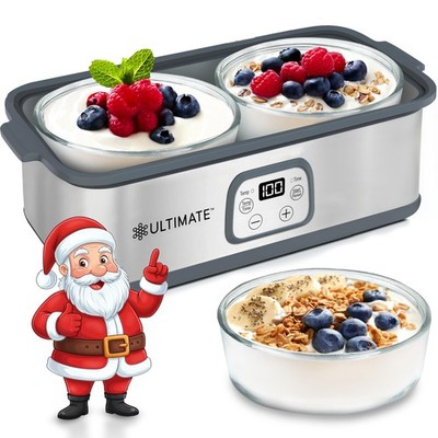 Ultimate Probiotic Yogurt Maker with Adjustable Time & Temp Control - 50% OFF