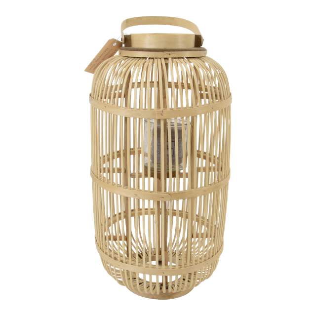 Windlicht Bodenlicht Laterne Bambus Glas 30x56 Cm günstig kaufen eBay