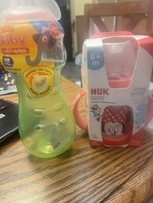nuk Minnie Mouse sippy cup And Nubby Sippy New