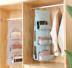 Hanging Handbag Organizer – 6 Pocket Closet Storage Holder for Purses & Bags