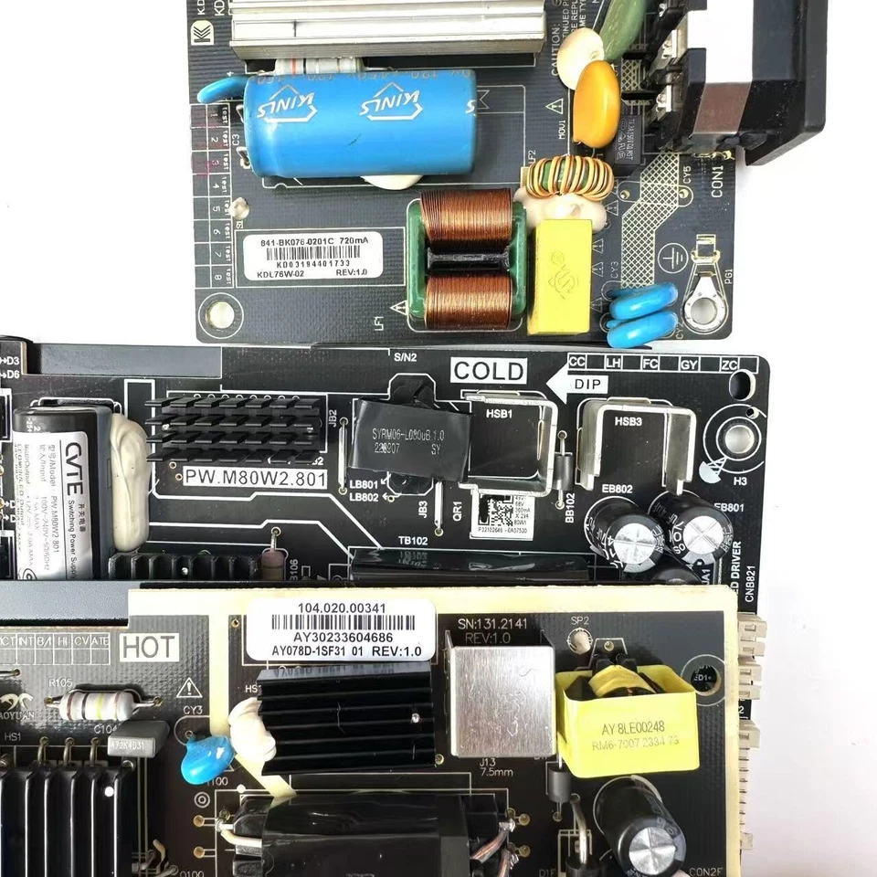 AY078D-1SF31=PW.M80W2.801=KDL76W-02  Xiaomi XMMNTWQ34 power board - Image 2 of 2