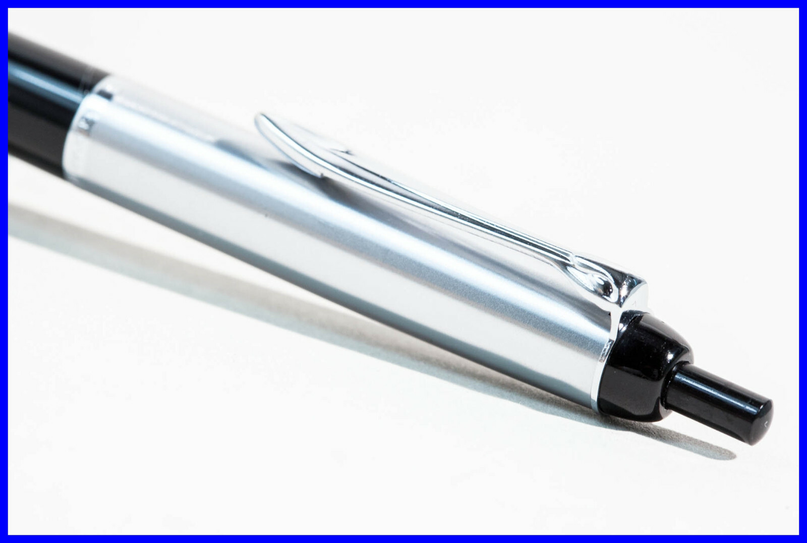 PELIKAN ballpoint pen R15 BLACK & STEEL, 1961 1963 DESIGN; freshly