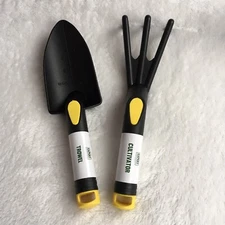 Expert Gardener Trowel & Cultivator Set Plastic Gardening Tools New
