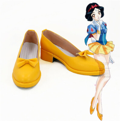 Biancaneve Cosplay Costumi Costume Scarpe Shoes Yellow Giallo