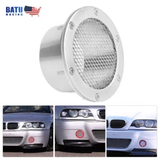 Car Racing Air Duct Grill Bumper Vent Inlet Cold Air Intake Cover Kit Universal