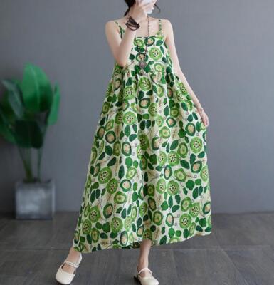 retro beach dress Atlantic Beach One Piece Retro Swimsuit With Skirt Cute Dot Swim Dress For Women M / Pink main image 1
