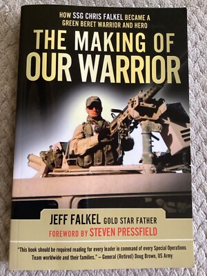 *Signed* The Making of Our Warrior by Jeff Falkel (2009, Trade Paperback)