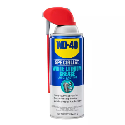 10 Oz. White Lithium Grease Spray   Long-Lasting Lubrication & Protection