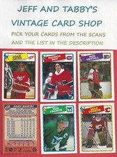 1988-89 O PEE CHEE HOCKEY STARS & ROOKIES / SEE SCANS FOR CARD YOU WILL RECEIVE.