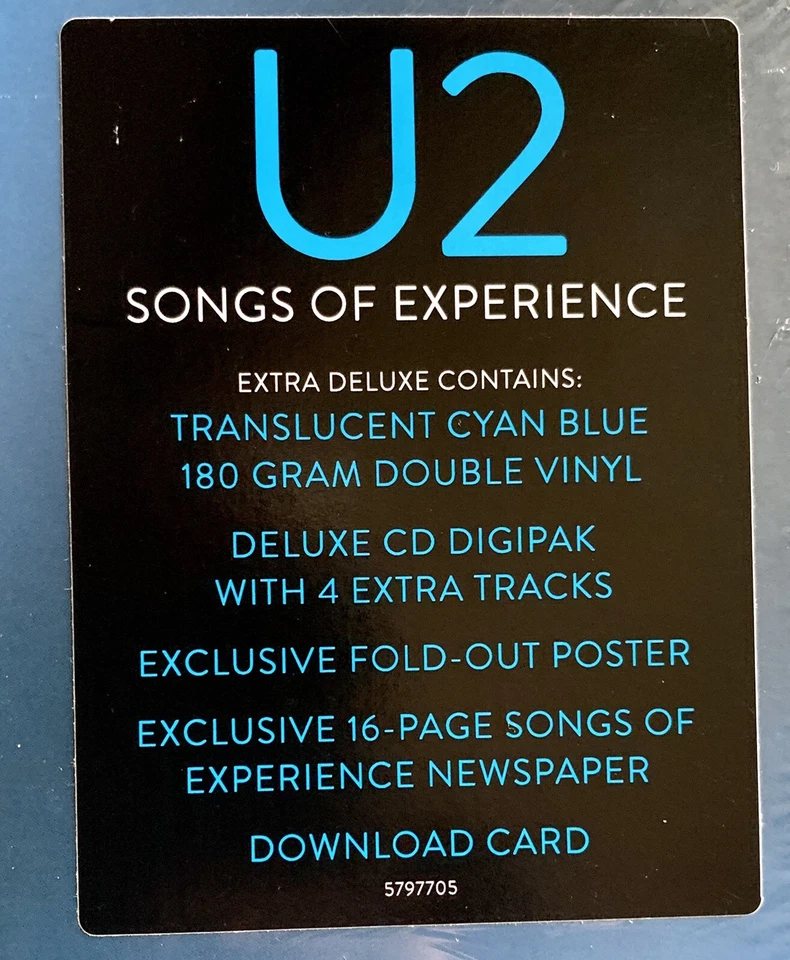 U2 - Songs Of Experience (Extra Deluxe LTD Box Set) numbered #429 Shelf Wear - Image 2 of 4