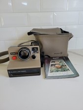 POLAROID PRONTO S VTG Land Camera Instant Film Flash W/Manual  Case UNTESTED