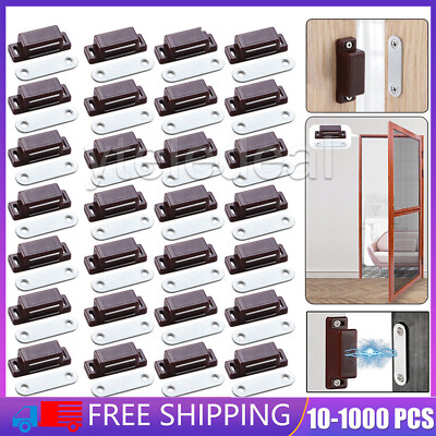 Lot Strong Magnetic Cabinet Door Catches Kitchen Cupboard Wardrobe Latch Closure