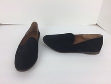Women's Franco Sarto Artist Collection"Freeze" Black Suede Ballet Flats Size 6M