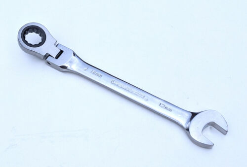 12mm GearWrench flex head ratchet ratcheting ring spanner box wrench inc VAT - Afbeelding 1 van 1