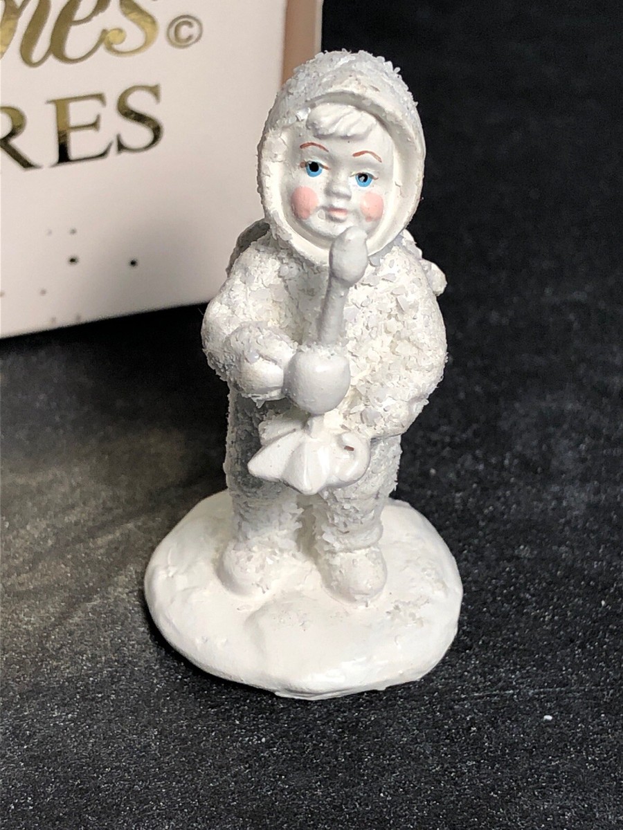 Snowbabies Dept 56 JUST ONE LITTLE CANDLE 76449 handpainted pewter