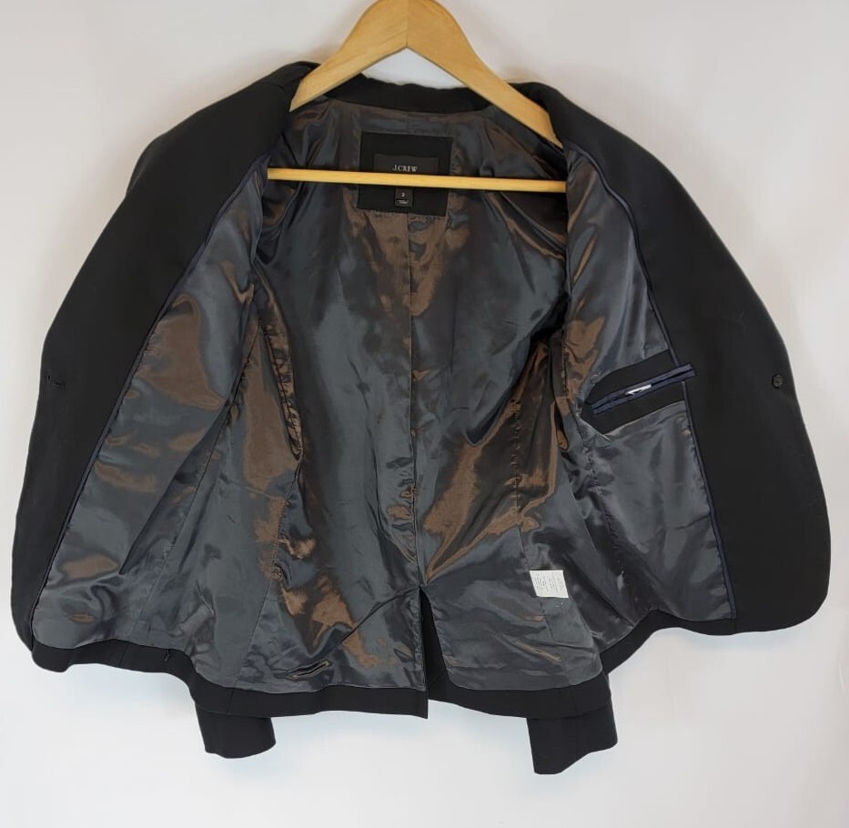 J. Crew Womens Solid Black Single Button Blazer S… - image 6