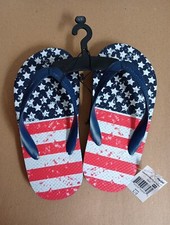 Youth Boy Sandals Americana Flip Navy Size 1/2